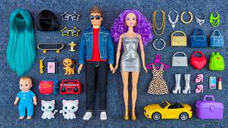 8:41 Minutes Satisfying with Unboxing Barbie Princess Pink Kitchen,Rock Bed Play Set Review Toy｜ASMR