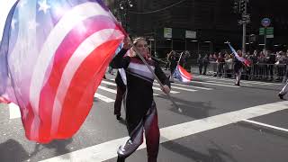 Veterans Day Parade~NYC~2021~Mineola HS Mustangs Marching Band~NYCParadelife