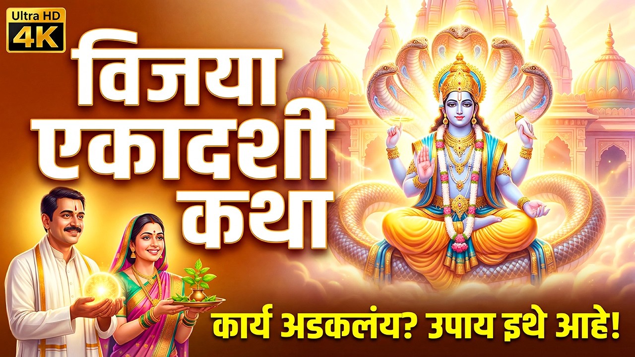 विजया एकादशी कथा | फक्त ऐकल्याने कार्यात नक्की यश मिळते? | घरातील अडथळे दूर करणारी शक्तिशाली कथा