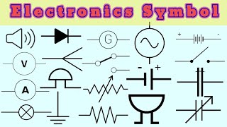 Electrical symbols | symbol for electrical drawing | electrical drawing |  Basic Electronics Symbol