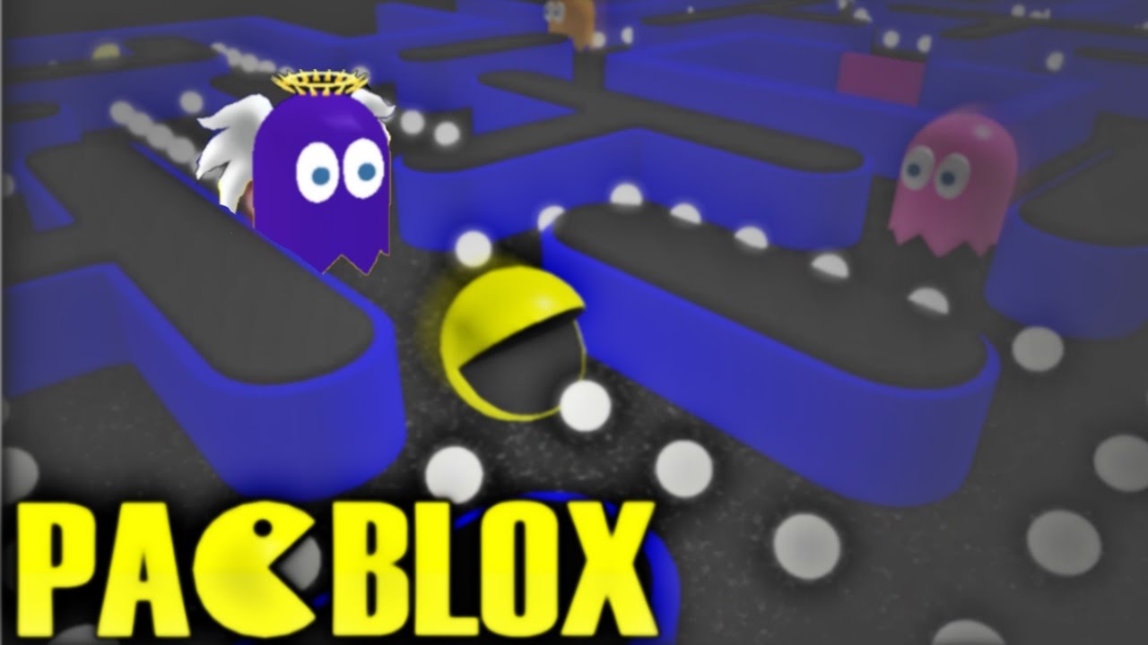 Roblox Pac Blox Pac Man Roblox Edition Playing Pac Man Twice Youtube - color pac blox roblox