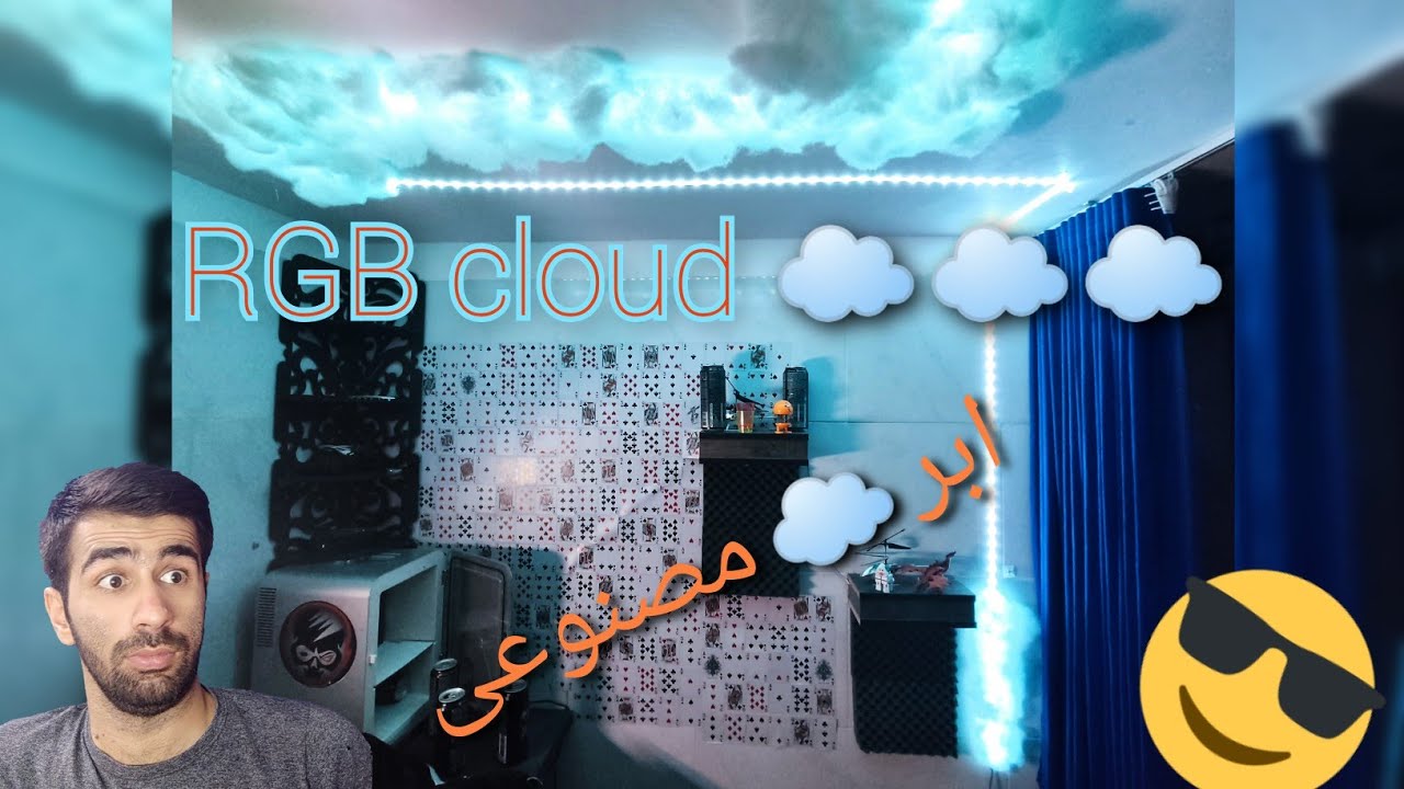 ساخت سقف ابری --DIY Tiktok Cloud Ceiling-- چراغ خواب ابر مصنوعی diy ...