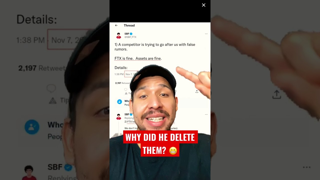 Sam Bankman-Fried Deleted Tweets 🤯 
