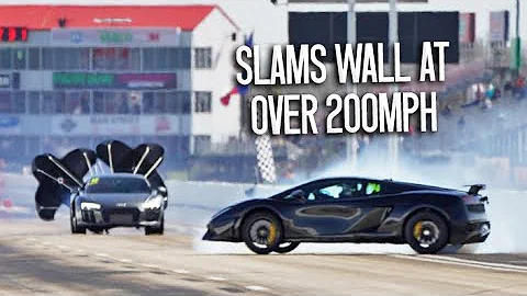 Bob Helms WRECKS 2500hp Lambo on his 77th Birthday...
