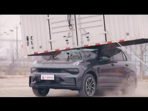 Unbelievable Experiment:Car vs.Train Container! Testing Durability and Breaking Through a Brick Wall