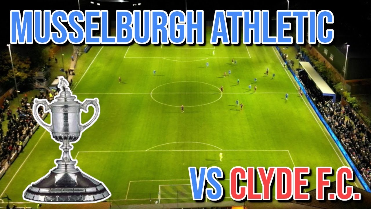 Drone Footage of Musselburgh Athletic v Clyde at Olivebank in Musselburgh.