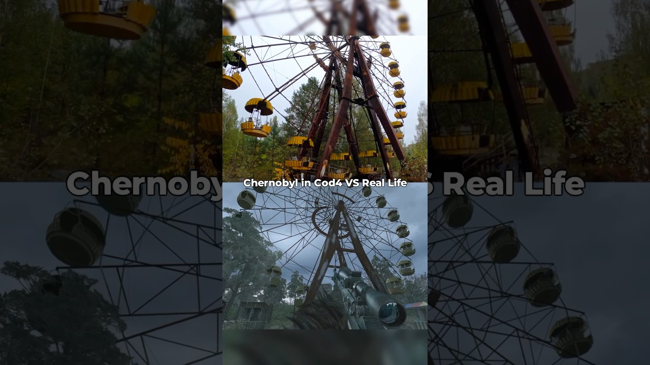 Chernobyl in Cod4 vs Real Life ☢️