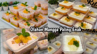 2 Kreasi Dessert Mangga Paling Laris Gampang Dan Cantik Banget Pantesan Viral Dimana Mana