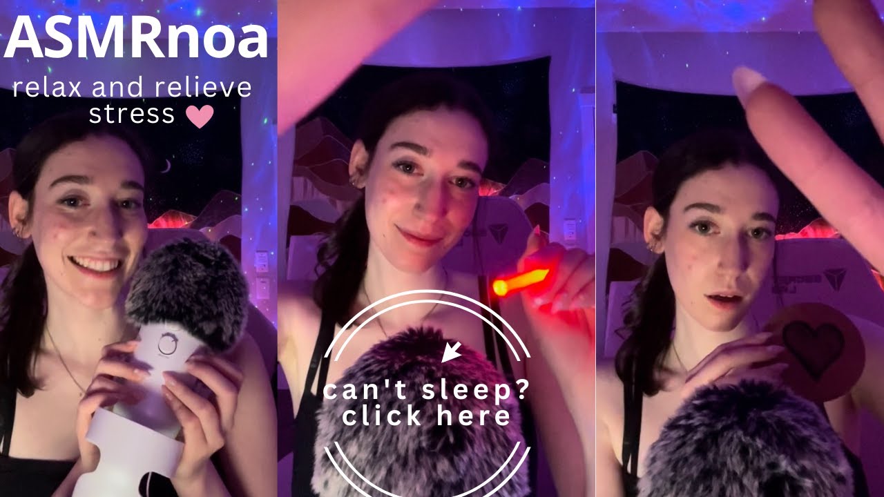 ASMRnoa | asmr for sleep and relaxation 💕| live #87 - YouTube
