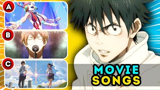 🎵 Сохраните только 1 песню аниме MOVIE SONG 🔥 Музыкальная викторина по аниме