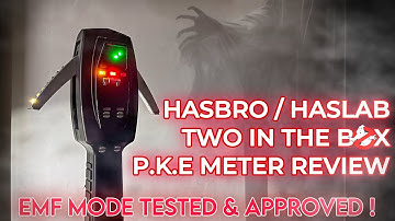 Ghostbusters - Two In The Box by Hasbro Pulse / Haslab Part 2 : PKE Meter Review. EMF MODE WORKS !