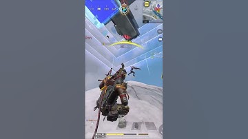 Crazy 1v5 on aerial platform 🔥😎 call of duty mobile battle royale #shorts #callofdutymobile #codmbr