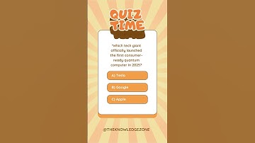"98% FAIL This 2025 Tech Trivia! 🤯 (Quantum Computing is HERE)"