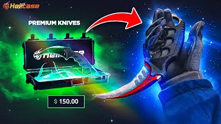 INSANE KARAMBIT PULL FROM THE PREMIUM KNIVES CASE ON HELLCASE?