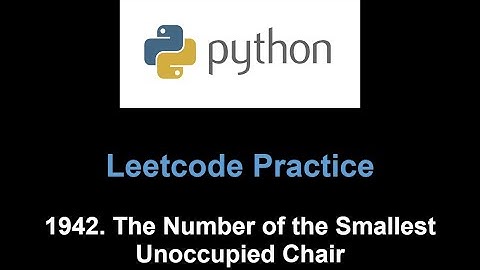 Leetcode 1942. The Number of the Smallest Unoccupied Chair (2 heaps)