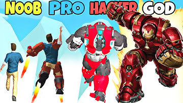 NOOB vs PRO vs HACKER vs GOD in Full Metal 3D