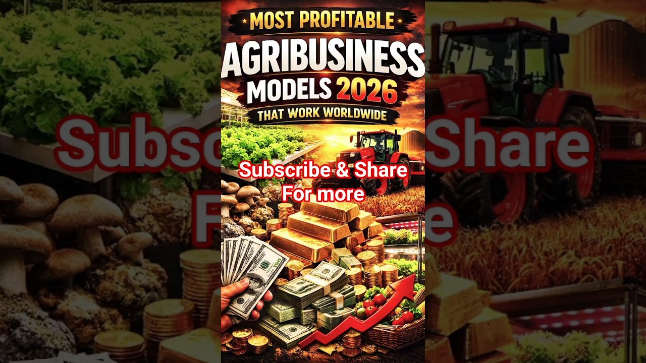 Most Profitable Agribusiness Models 2026 that works Worldwide.