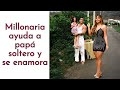 Millonaria le cambia la vida a humilde padre soltero junto a su hijita image