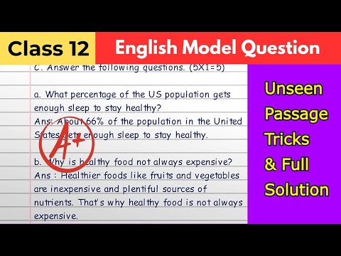 Class 12 English