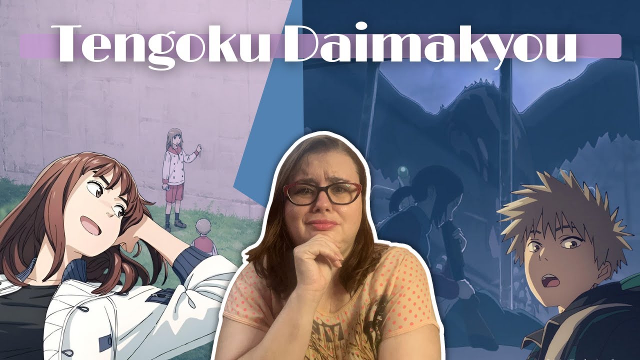 ESSE ANIME TEM MUITO POTENCIAL!, TENGOKU DAIMAKYOU EPISÓDIO 1 REACT