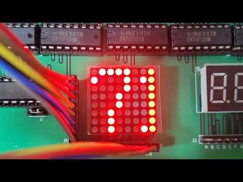 Arduino 8*8點矩陣LED跑馬燈