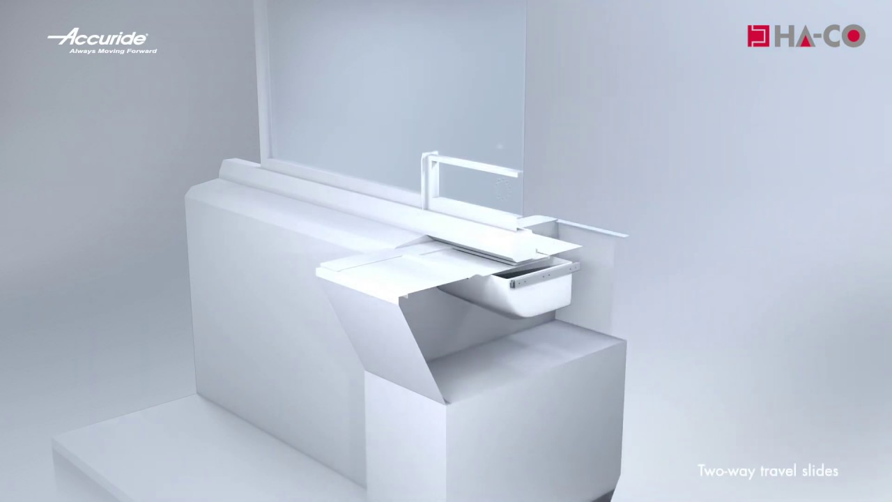 Teleskopschiene mit beidseitigem Auszug - Accuride DZ2002