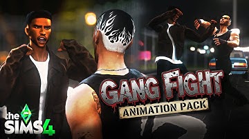 The Sims 4 | "Realistic Gang Fight Combo" Animation Pack Download