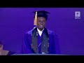 2023 NYU Commencement Student Speaker Donovan Dior Dixon