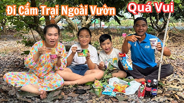 Làm Liều Cắm Trại Ngoài Vườn Quá Vui