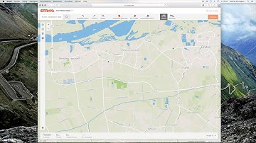 Een nieuwe route maken in Strava