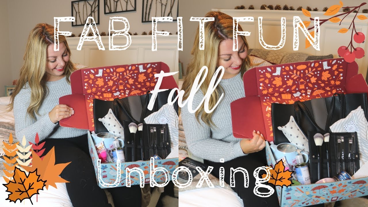 FAB FIT FUN FALL UNBOXING | Best Subscription Box Ever | Vogue Bandwagon