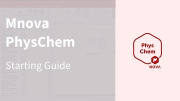 Mnova PhysChem - Starting Guide