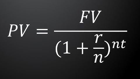 Present Value Compound Interest (Tagalog Explained)