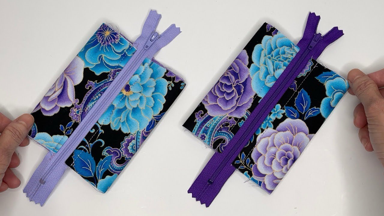 🌺 Easy Sewing Zipper Coin Purse | Zipper Pouch 💟 2 Sewing Gifts Ideas or Sell #easy#diycrafts