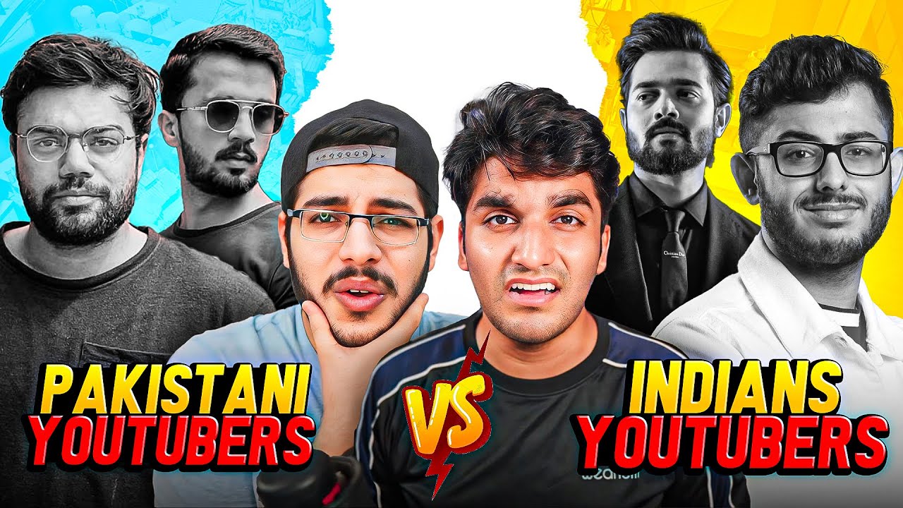 Indian Youtubers VS Pakistani Youtubers ft. @ThugsofPakistan