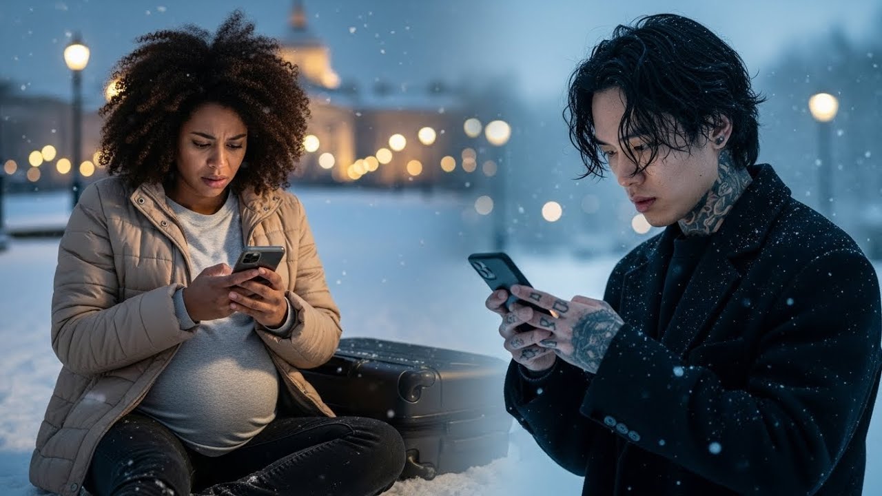 Pregnant Black Lady Thrown Out On Christmas By In-laws, Mistakenly Texts Korean Mafia Boss For Help