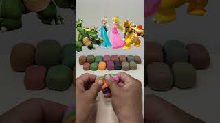 Super Mario Clay Mix#youtubeshorts #viralshorts: #supermario#clayart#plasticine#diy#mariobros#shorts