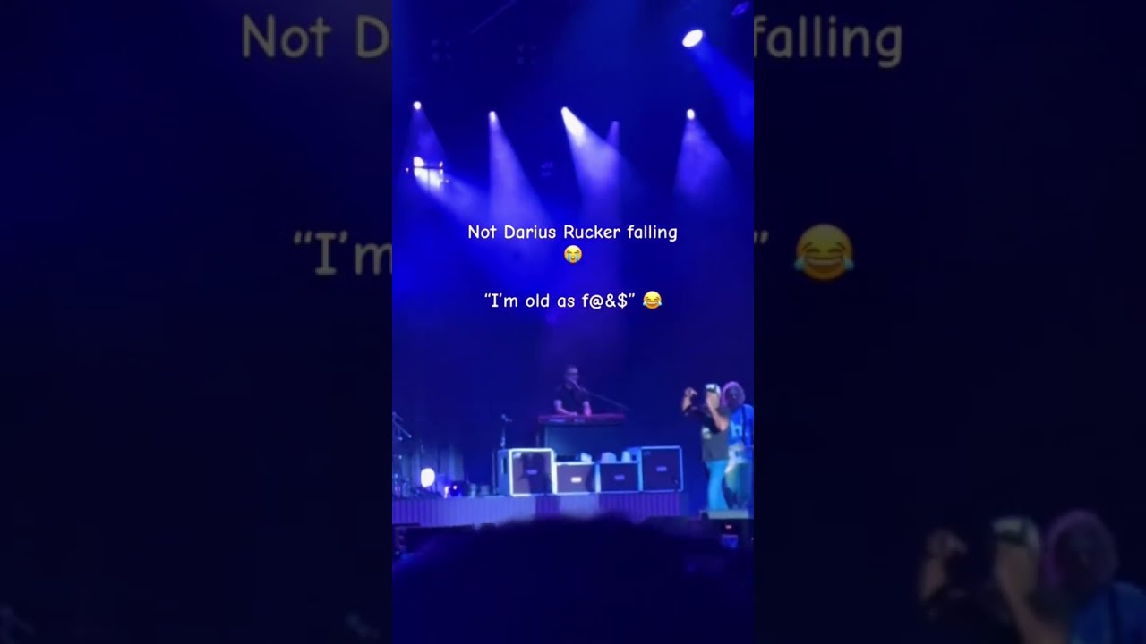Darius Rucker Falls On Stage I M Old As F K Dariusrucker Countrymusic Shorts