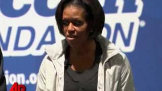 Raw Video: Kickin' It With Michelle Obama