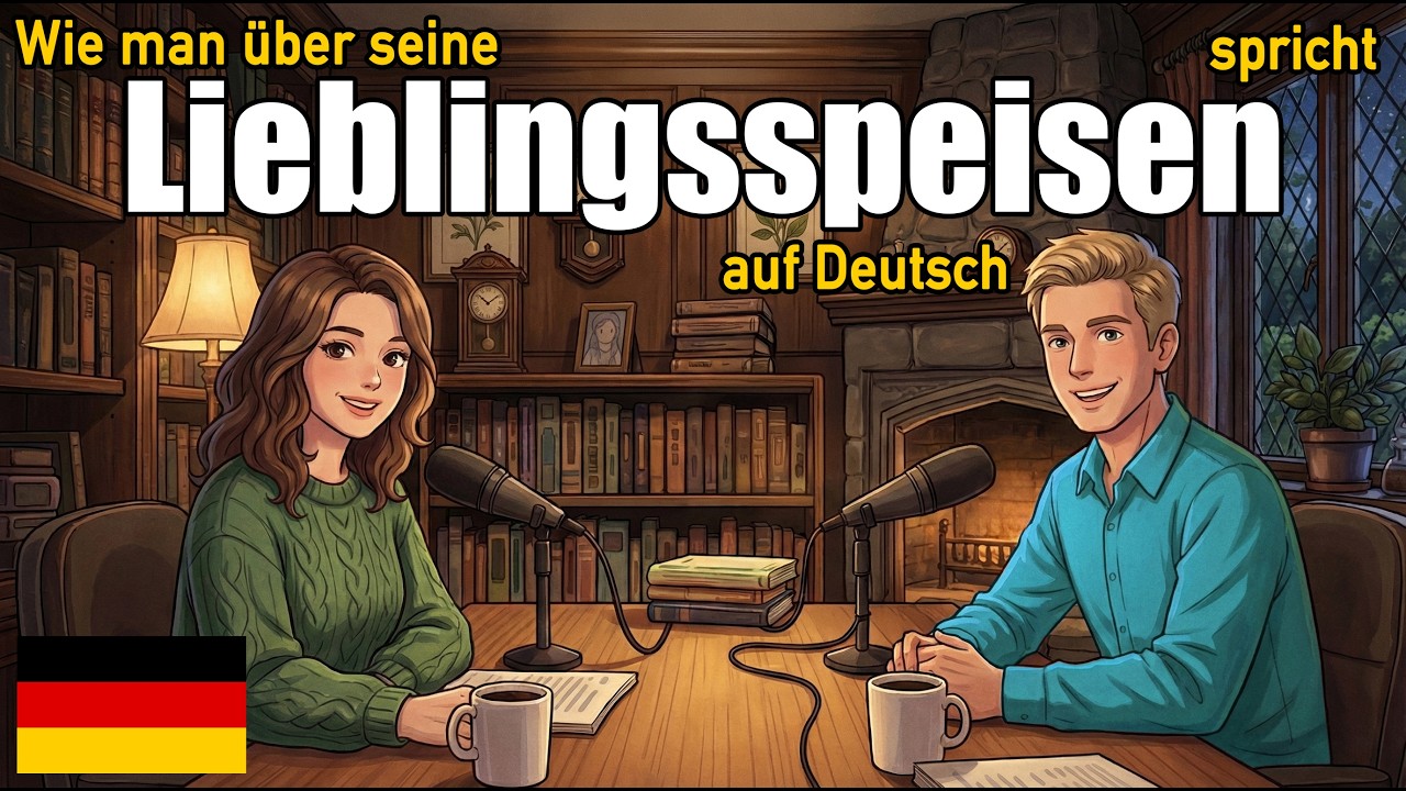 Wie man über seine Lieblingsspeisen auf Deutsch spricht | Tägliche deutsche Konversationspraxis