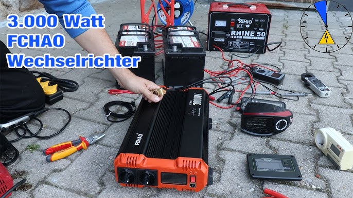 EDECOA Reiner Sinus Spannungswandler 12V 230V 1500Watt nach 7 Monaten  wieder Defekt 