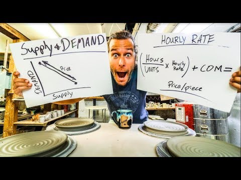 Video thumbnail: How to PRICE your pottery.....or ANYTHING!!!! from Jonthepotter