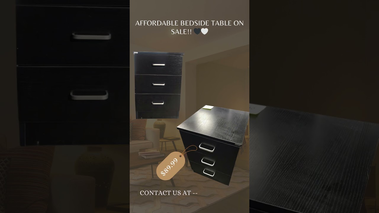 BIG SALE!!! 🔥AFFORDABLE BEDSIDE TABLE ON SALE!! 🖤🤍WAREHOUSE CLEARANCE! 
