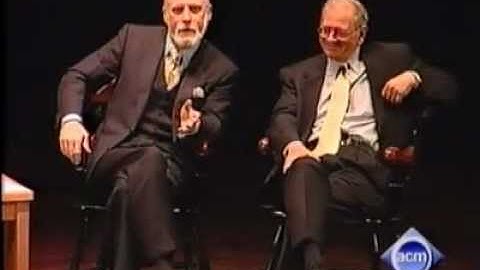 Robert E. Kahn and Vinton Cerf 2004 ACM A.M. Turing Award Lecture