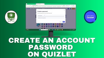How to Create an Account Password on Quizlet