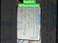 Solve easy differential questions #maths #calculus #differentiation #implicitdifferentiation