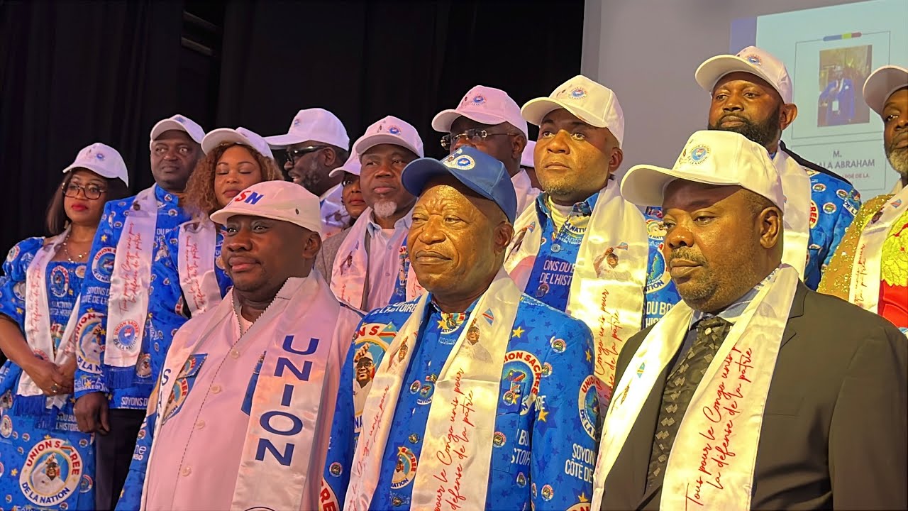 EXCLUSIF: PARIS BOUGER LORS DE L’INSTALLATION DE L’UNION SACRÉ SECTION FRANCE,PROF MBATA, GUY LOANDO