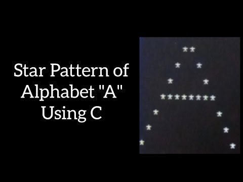 #1 |Programming for beginners| |C Language |Pattern printing|💫 |Alphabet "A" using C| #code #coding