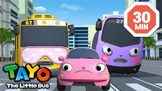 Tayo English Episode l Adorable and Timid Vehicles Compilation!! l Tayo Episode Club