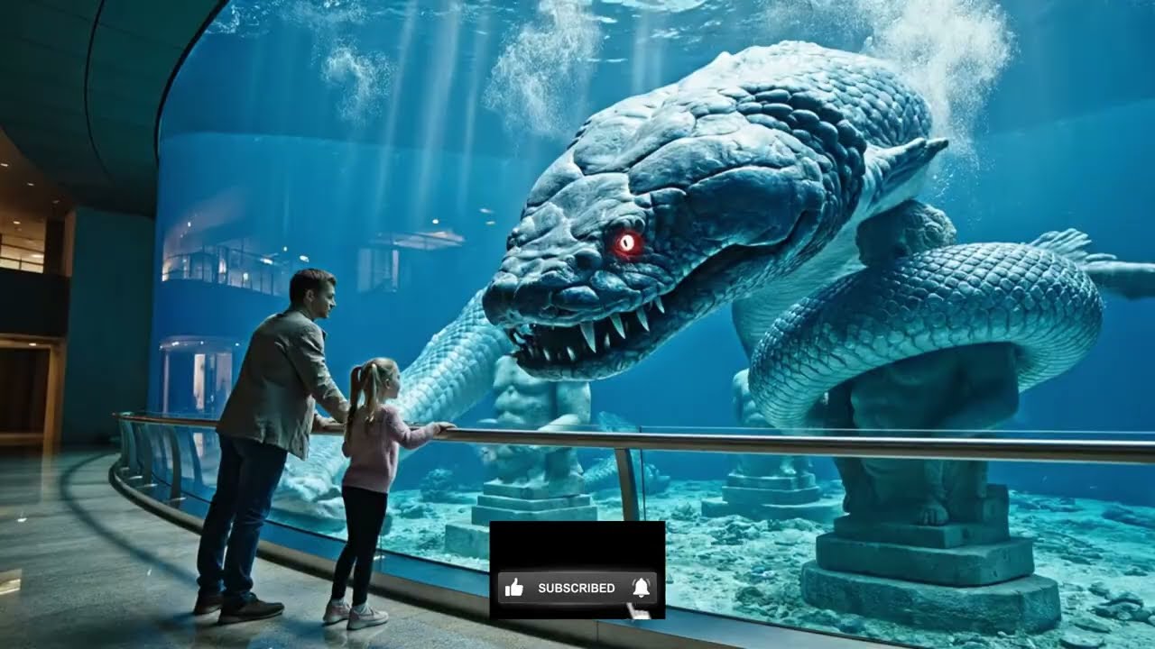 TERRIFYING SEA CREATURES Aquarium Tour l OCEAN ADVENTURES #aiart #aquarium4k